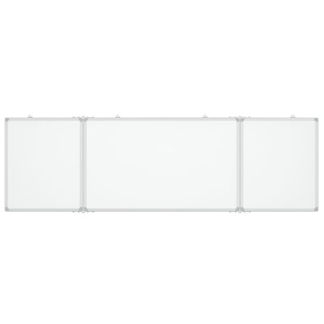 Whiteboard magnetisch inklapbaar 160x60x1,7 cm aluminium 3