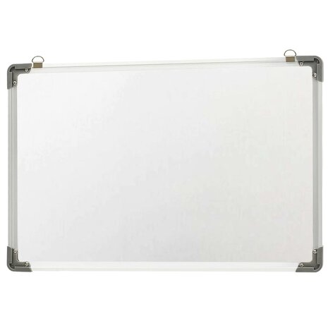 Whiteboard magnetisch 60x40 cm staal wit 4