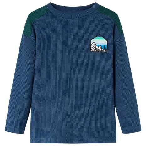 Kindertrui 128 marineblauw 1