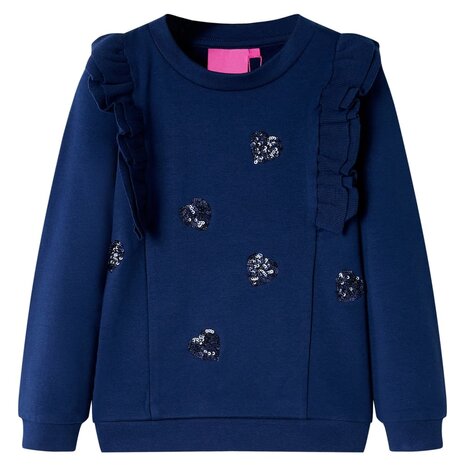 Kindertrui 128 marineblauw 1