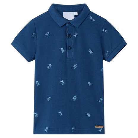 Kinderpoloshirt 140 donkerblauw 1