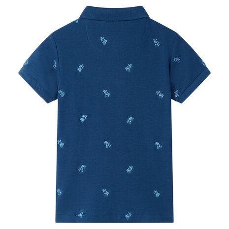 Kinderpoloshirt 140 donkerblauw 2