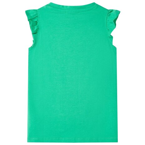 Kindershirt 116 groen 2