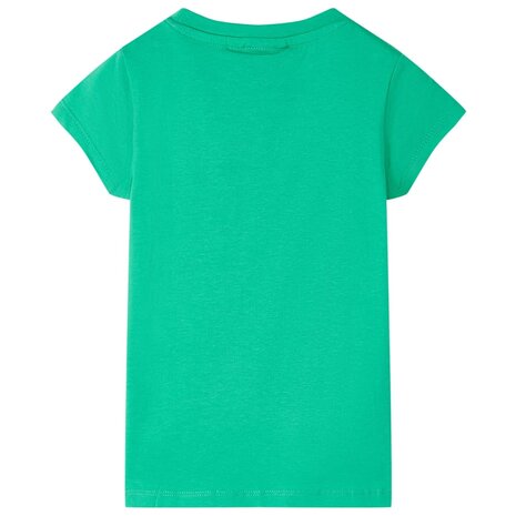 Kindershirt 116 groen 2