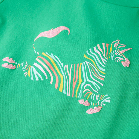 Kindershirt 116 groen 4