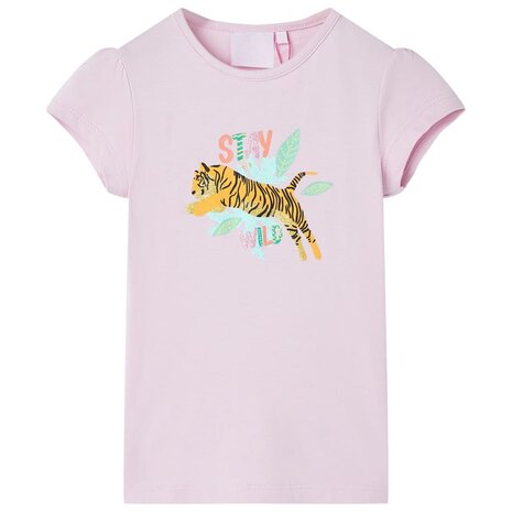 Kindershirt 116 lila 1