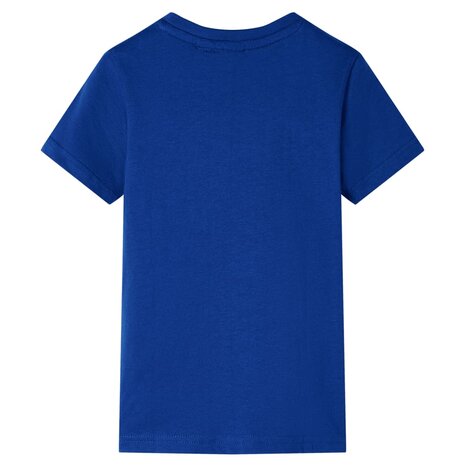 Kindershirt 128 donkerblauw 2