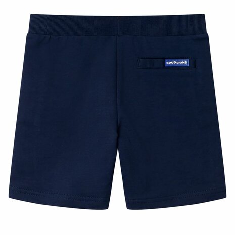 Kindershort 116 marineblauw 2