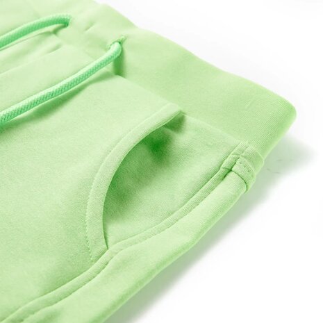 Kindershort 92 fluorescerend groen 4