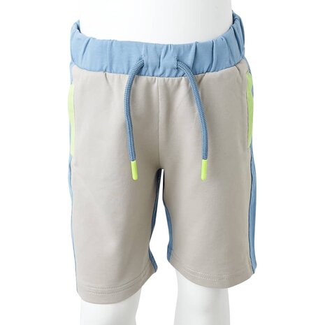 Kindershort met trekkoord 92 blauw 8