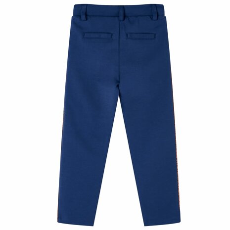 Kinderbroek met trekkoord 116 marineblauw 2