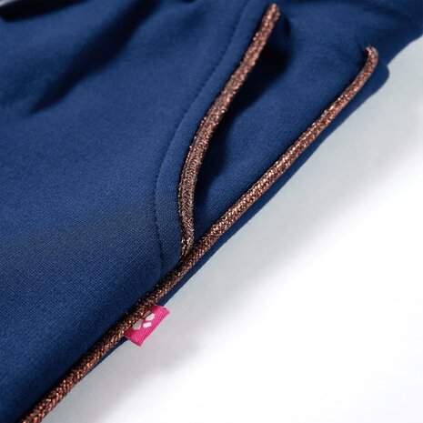 Kinderbroek met trekkoord 116 marineblauw 5