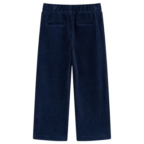 Kinderbroek 116 ribfluweel marineblauw 2