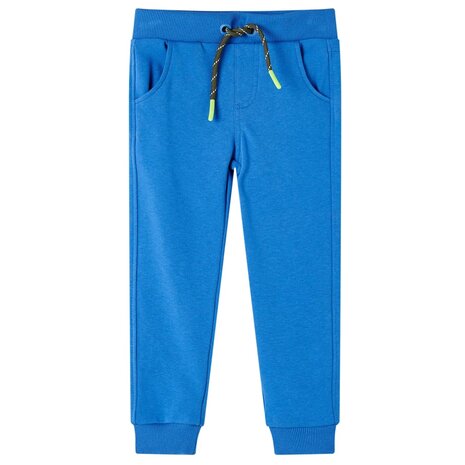 Kinderjoggingbroek 92 blauw 1