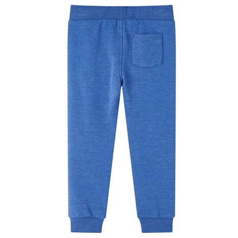 Kinderjoggingbroek 92 gemêleerd blauw 2