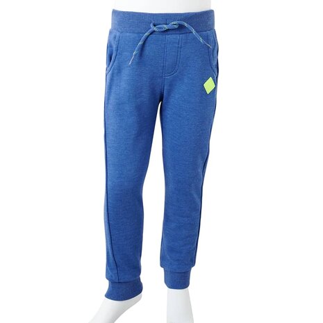 Kinderjoggingbroek 140 gemêleerd blauw 8