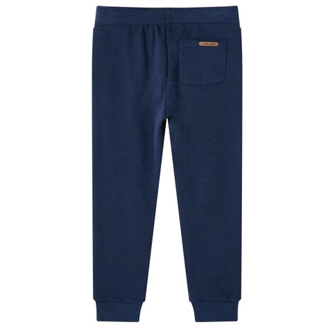 Kinderjoggingbroek 92 gemêleerd marineblauw 2