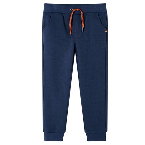 Kinderjoggingbroek 140 gemêleerd marineblauw 1