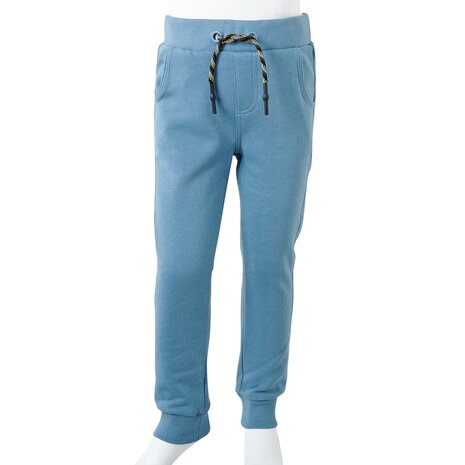 Kinderjoggingbroek 104 blauw 8