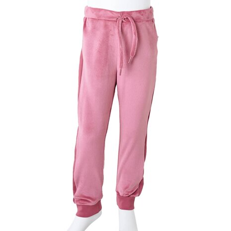 Kinderjoggingbroek 128 frambooskleurig 8