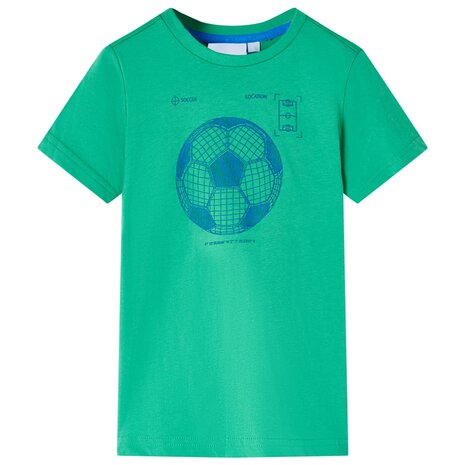 Kindershirt 104 groen 1