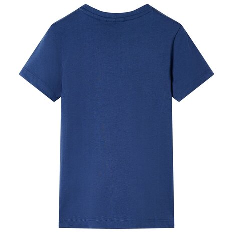 Kindershirt 140 donkerblauw 2