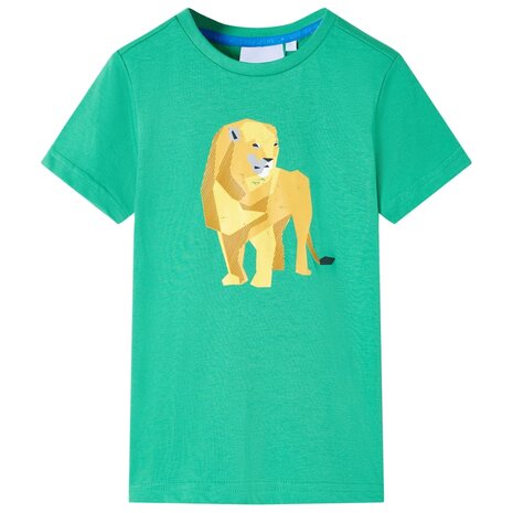 Kindershirt 116 groen 1