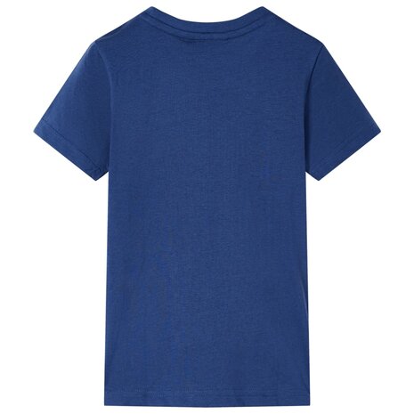 Kindershirt 116 donkerblauw 2