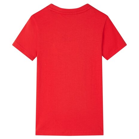 Kindershirt 116 rood 2