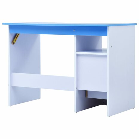 Kindertekentafel/-bureau kantelbaar blauw en wit 7