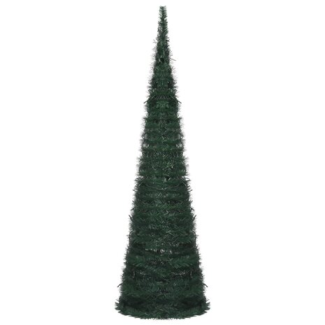 Kunstkerstboom met verlichting pop-up 150 cm groen 2