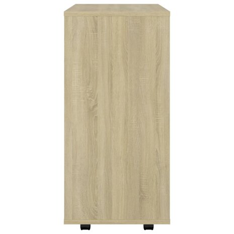 Rolkast 60x35x75 cm bewerkt hout sonoma eikenkleurig 6