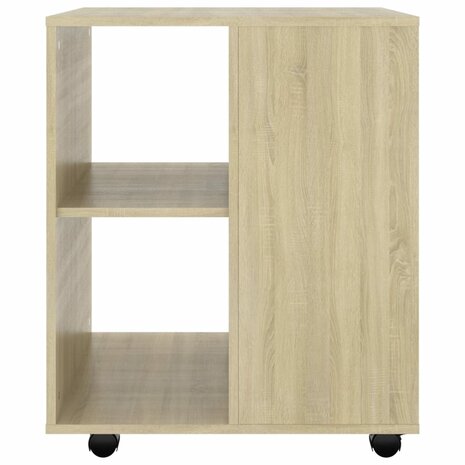 Rolkast 60x53x72 cm bewerkt hout sonoma eikenkleurig 4