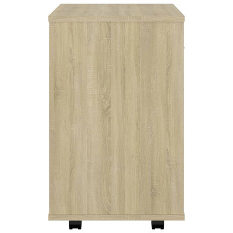 Rolkast 46x36x59 cm bewerkt hout sonoma eikenkleurig 5