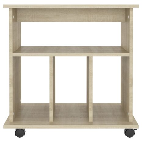 Rolkast 60x45x60 cm bewerkt hout sonoma eikenkleurig 4