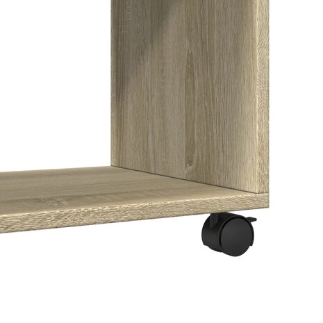 Rolkast 37x33x42,5 cm bewerkt hout sonoma eikenkleurig 8