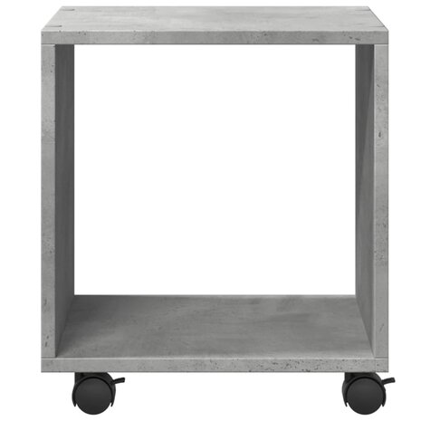 Rolkast 37x33x42,5 cm bewerkt hout betongrijs 5