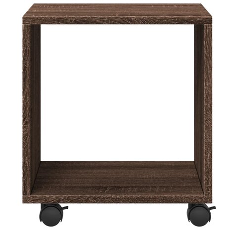 Rolkast 37x33x42,5 cm bewerkt hout bruin eikenkleurig 5