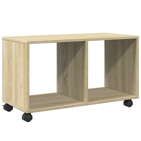 Rolkast 72x33x42,5 cm bewerkt hout sonoma eikenkleurig 7