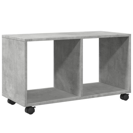 Rolkast 72x33x42,5 cm bewerkt hout betongrijs 2