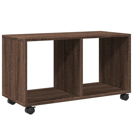 Rolkast 72x33x42,5 cm bewerkt hout bruin eikenkleurig 2