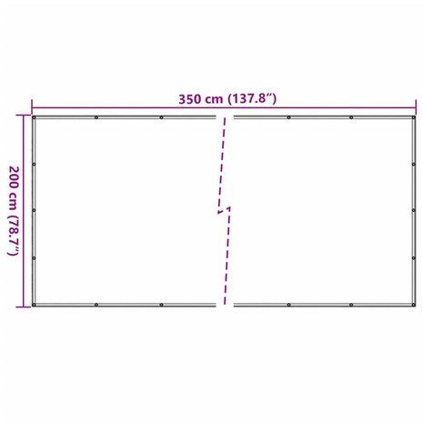 Aanhangwagennet 2x3,5 m HDPE groen 7