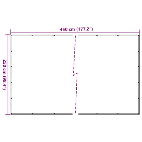 Aanhangwagennet 2,5x4,5 m HDPE groen 7