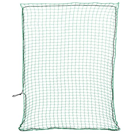 Aanhangwagennet elastisch touw 3,5x3 m polypropeen groen 1