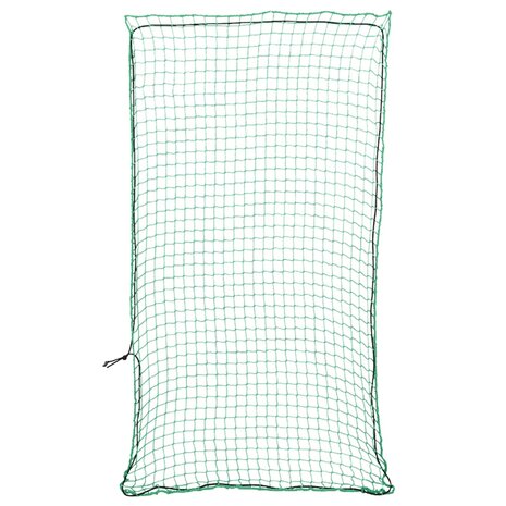 Aanhangwagennet elastisch touw 7x3,5 m polypropeen groen 1