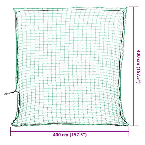 Aanhangwagennet elastisch touw 4x4 m polypropeen groen 6