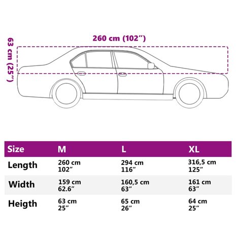 Autohoes half met haken M zilverkleurig 10