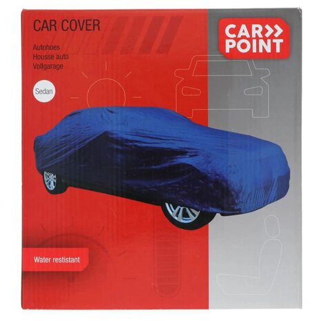 Carpoint autohoes XXL 524 x 191 x 122 cm polyester blauw 3