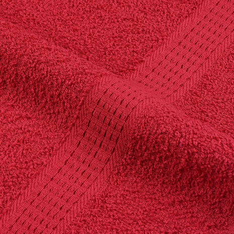 Gastendoekjes 2 st 30x50 cm 360 g/m² 100% katoen rood 7