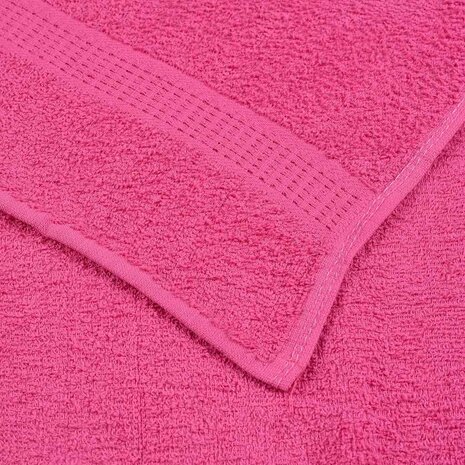 Gastendoekjes 4 st 30x50 cm 360 g/m² 100% katoen roze 6